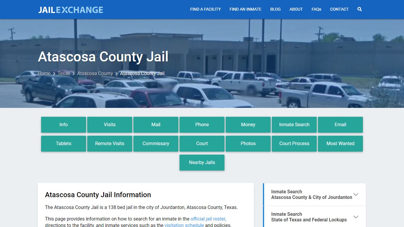 Atascosa County Jail, TX Inmate Search, Information